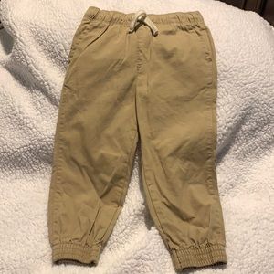 THE CHILDRENS PLACE 3T Boys Khaki pants Excellent NEVER WORN! Drawstring waist.